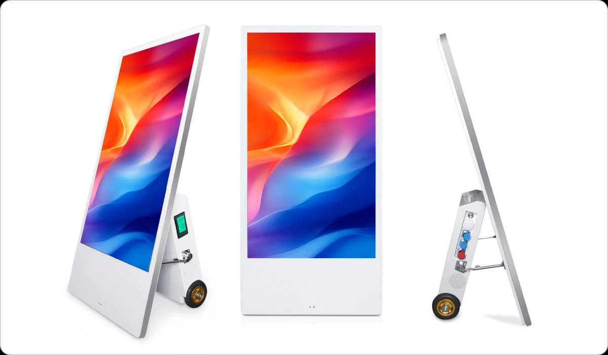 Portable / Battery — Evolve digital signage