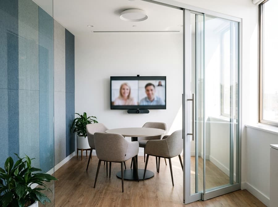 Huddle spaces — illustrative scene